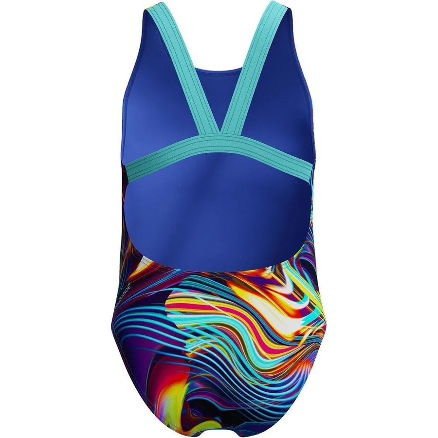 Плавки для мальчика Speedo Digital Allover Leaderback, Черный — фото 4