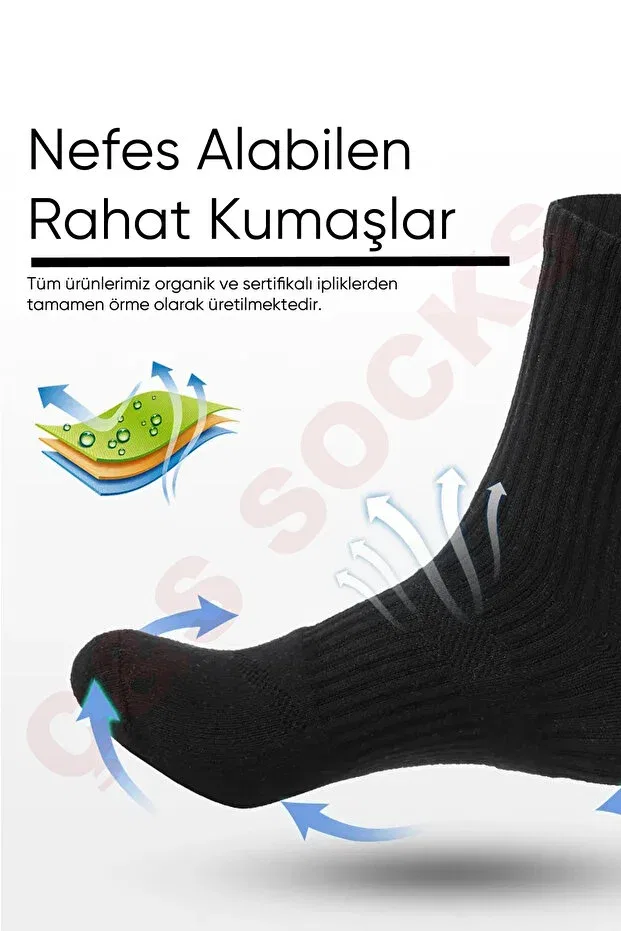Детские носки хлопковые 6 пар Unisex Çs Socks, Gray — фото 4