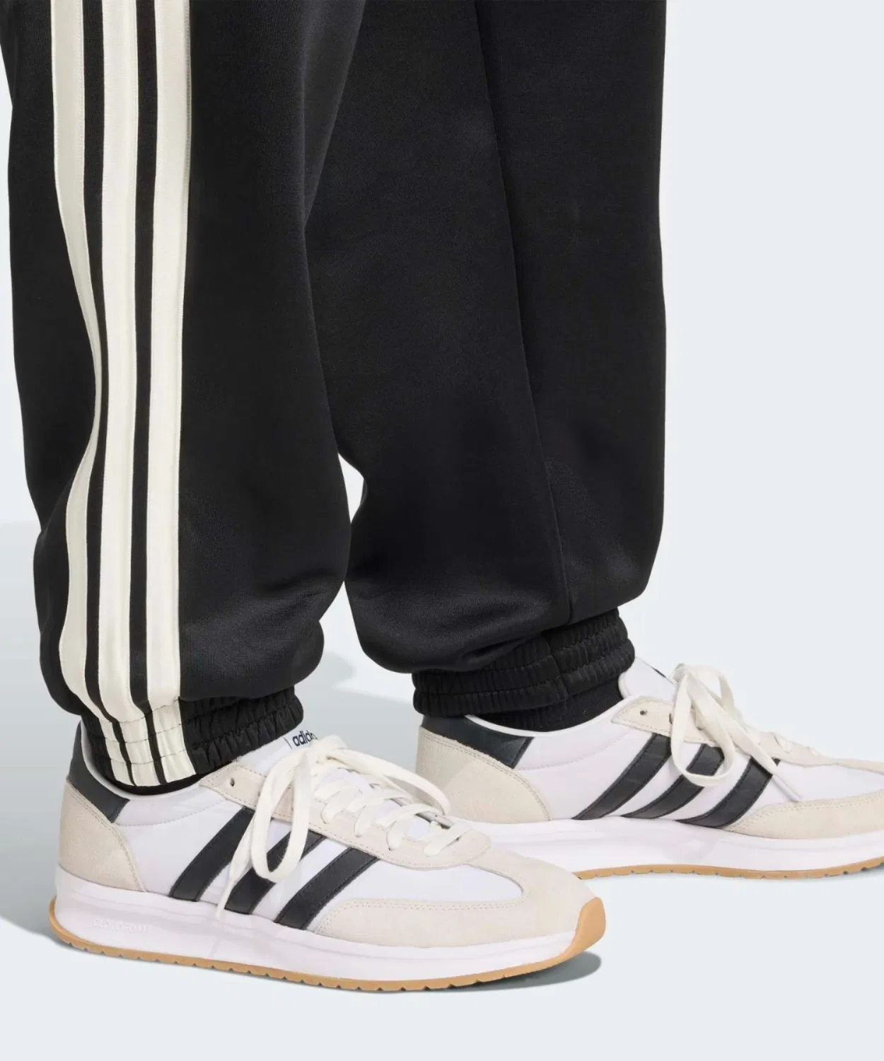 Мужские спортивные штаны свободного кроя с принтом Stadium Adidas, Black — фото 4