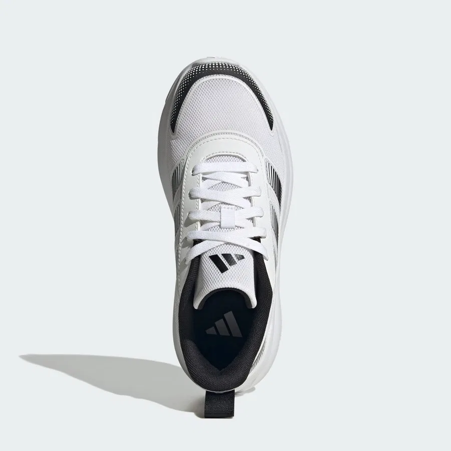 Детские кроссовки с дышащим верхом Tensaur Run 4.0 adidas, Бело-черный — фото 3