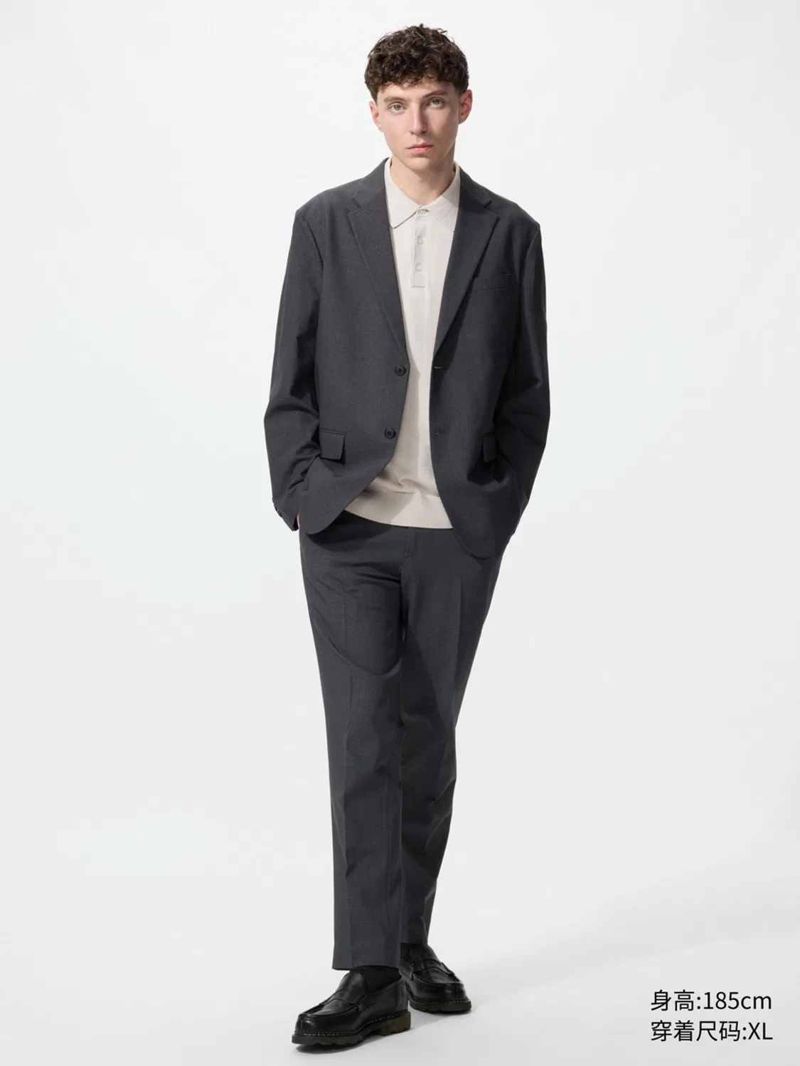 Куртка быстросохнущая эластичная легкая Uniqlo, темно-синий — фото 2
