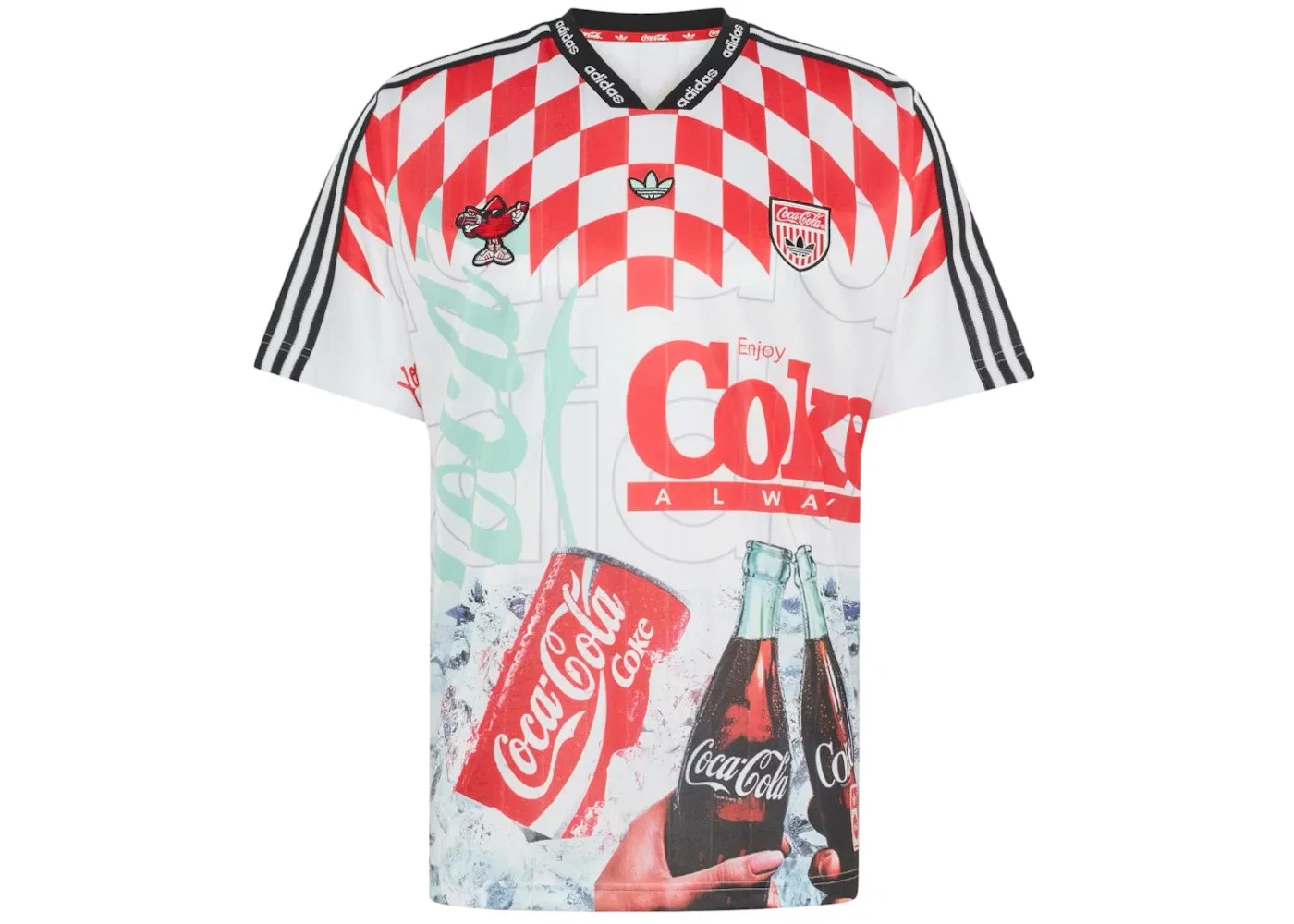 Мужская футболка с принтом Jersey Adidas, White/Multicolor