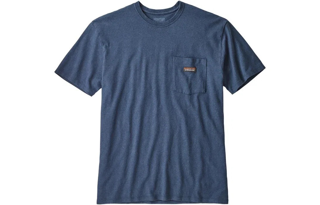 Мужская футболка с круглым вырезом Patagonia, Sky Blue/Steam Blue — фото 3