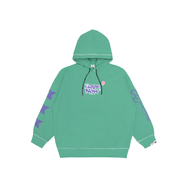 

Худи с принтом логотипа Aape, белый WHX