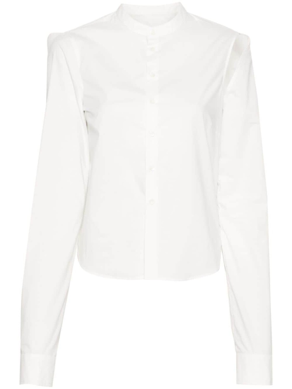 

MM6 Maison Margiela рубашка с вырезами, белый