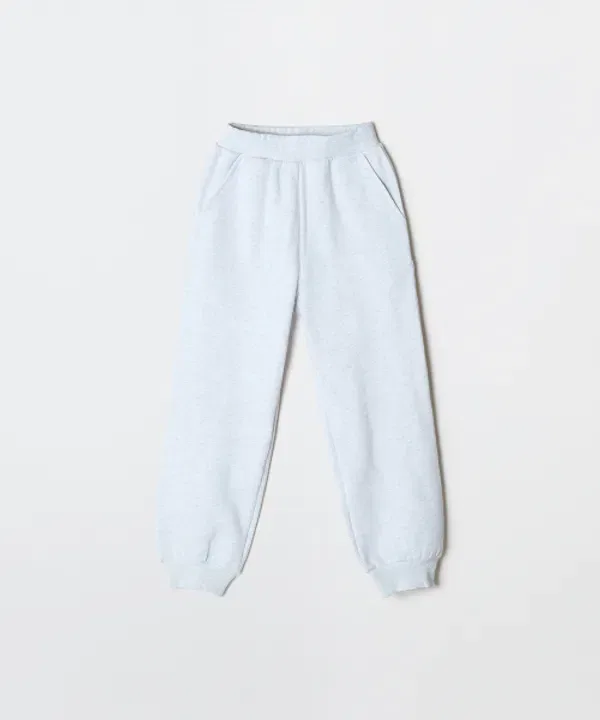 Детский спортивный костюм с начесом, Мангджин, Spao Kids, меланжевый серый — фото 4