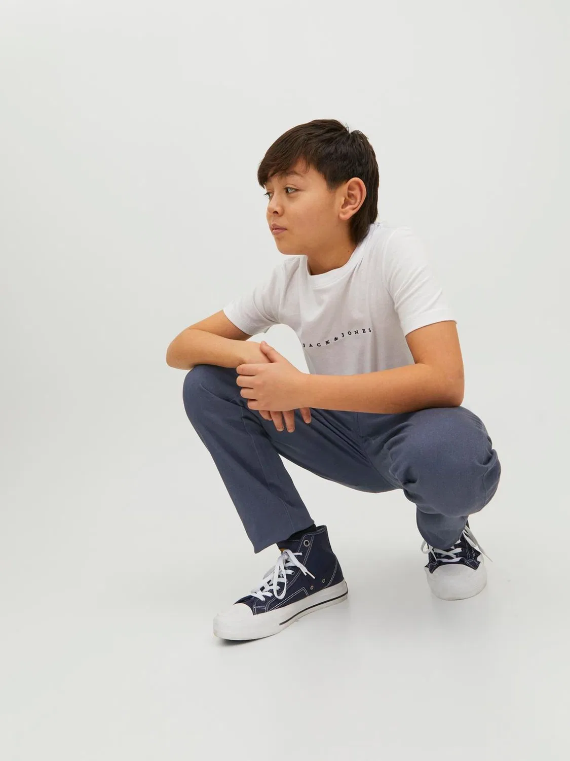 Чинос брюки, синие, Jack & Jones Junior — фото 3
