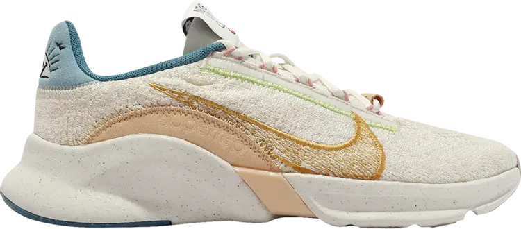 

Кроссовки Nike Wmns SuperRep Go 3 Flyknit Next Nature 'Sun Club - White Sanded Gold', белый