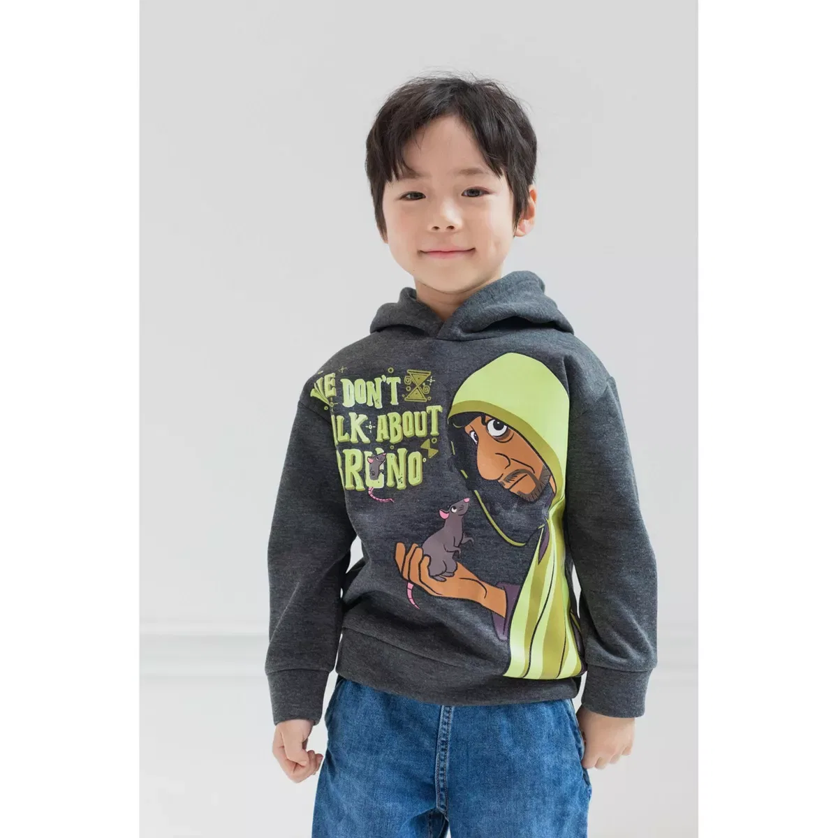 Детское худи с принтом Encanto Bruno Fleece Pullover Hoodie Disney, Gray — фото 3
