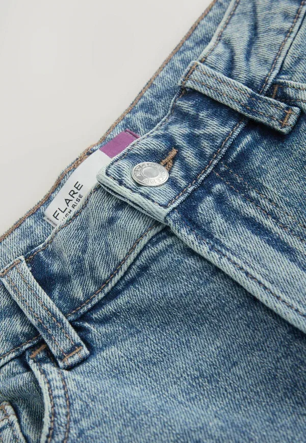 Джинсы деним Regular fit - authentic flare jeans Next light blue tinted, голубой — фото 2