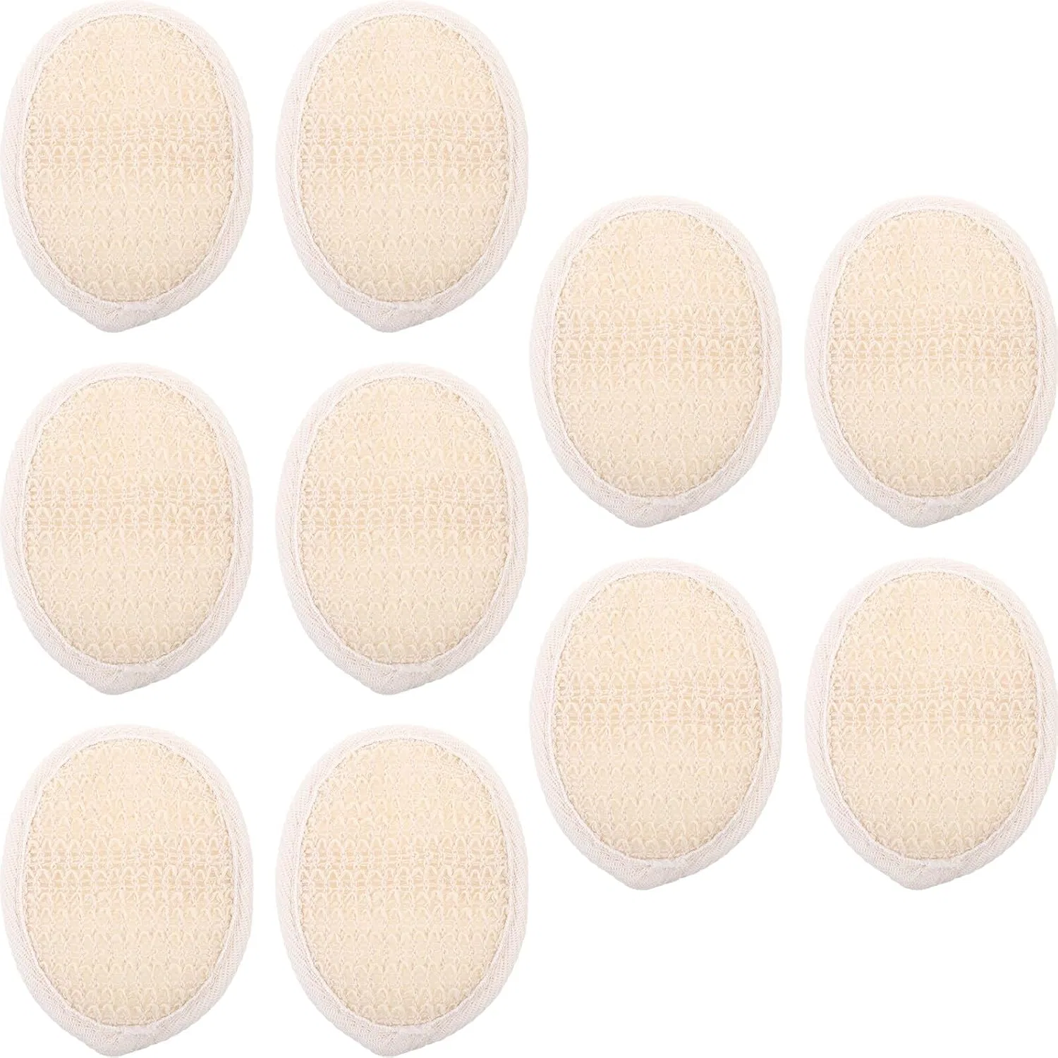 Одноразовые мочалки для пилинга, SHERCHPRY, 10 шт, 9x12 см, Beige