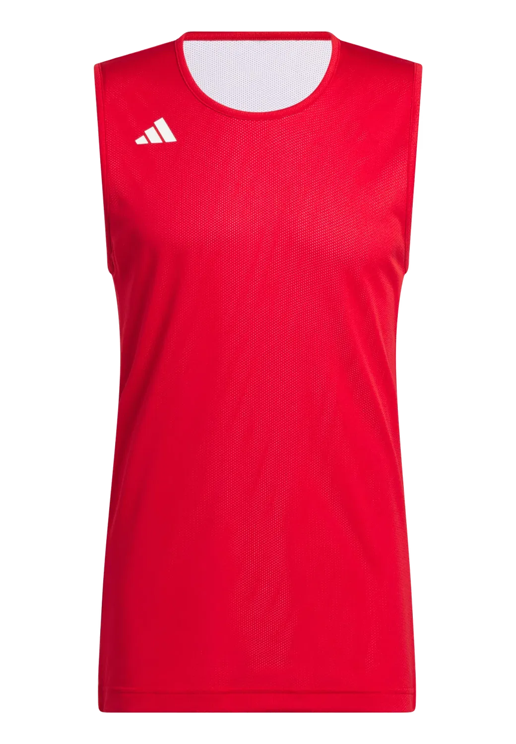 Мужское баскетбольное трикотажное реверсивное трико с AEROREADY Adidas, красный