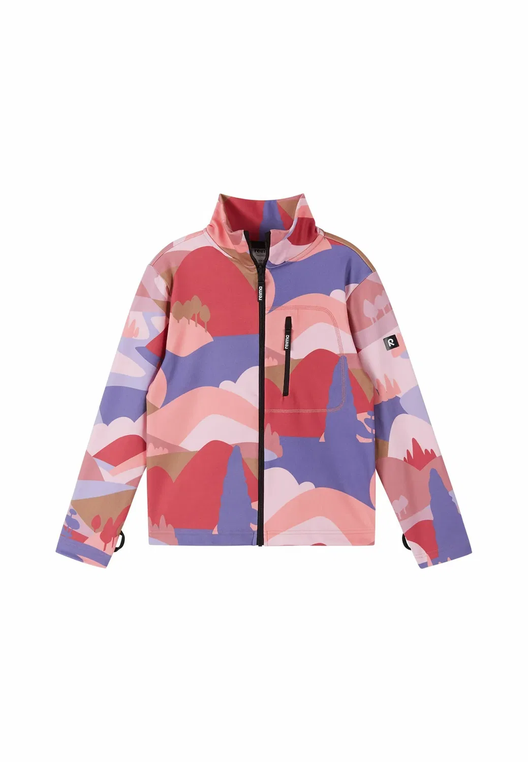 Флисовая куртка - флисовая куртка Reima, Rose Blush Print — фото 2