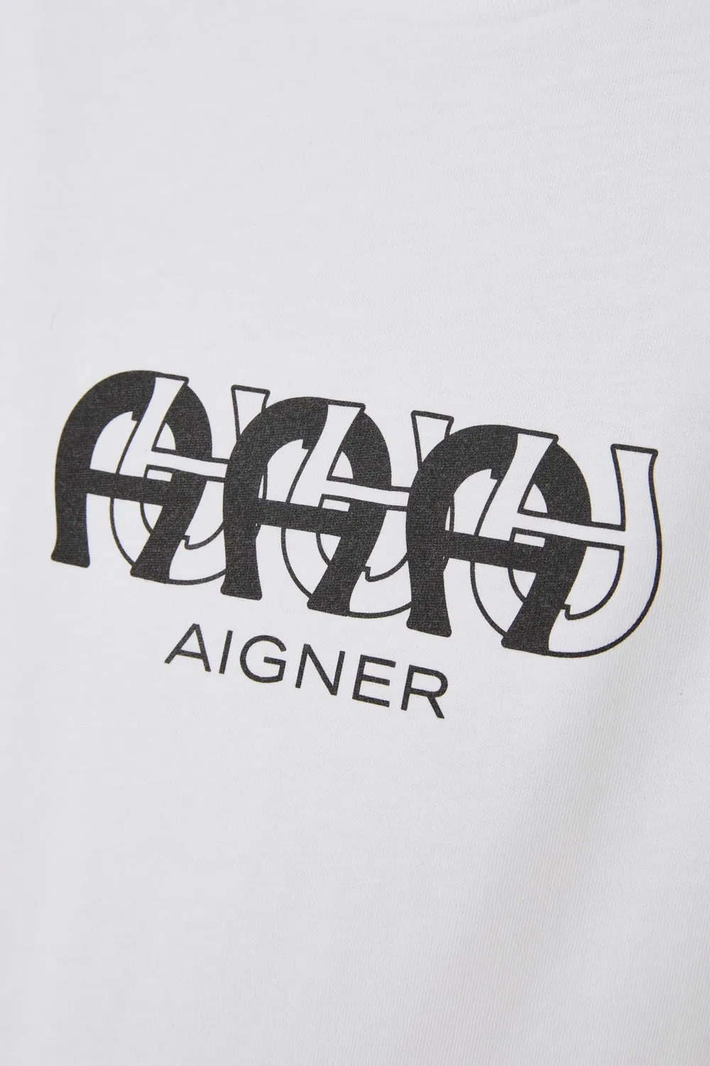 Футболка хлопковая Three Logo AIGNER — фото 2