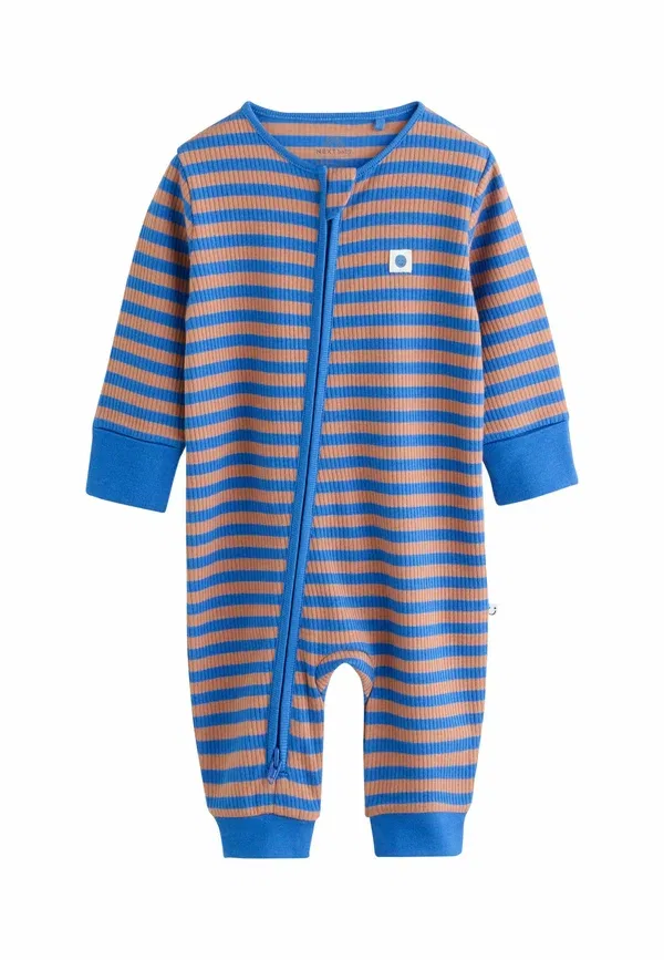 Комплект боди с длинным рукавом, полосатый, Regular fit, Next green stripe, зеленый — фото 4