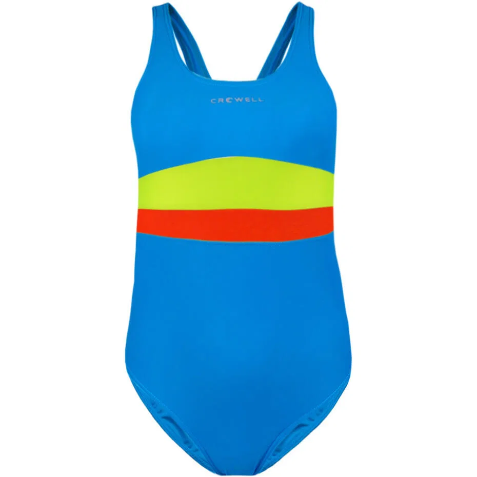 Детский купальник с UV-защитой Crowell Swan, Blau Grun Orange