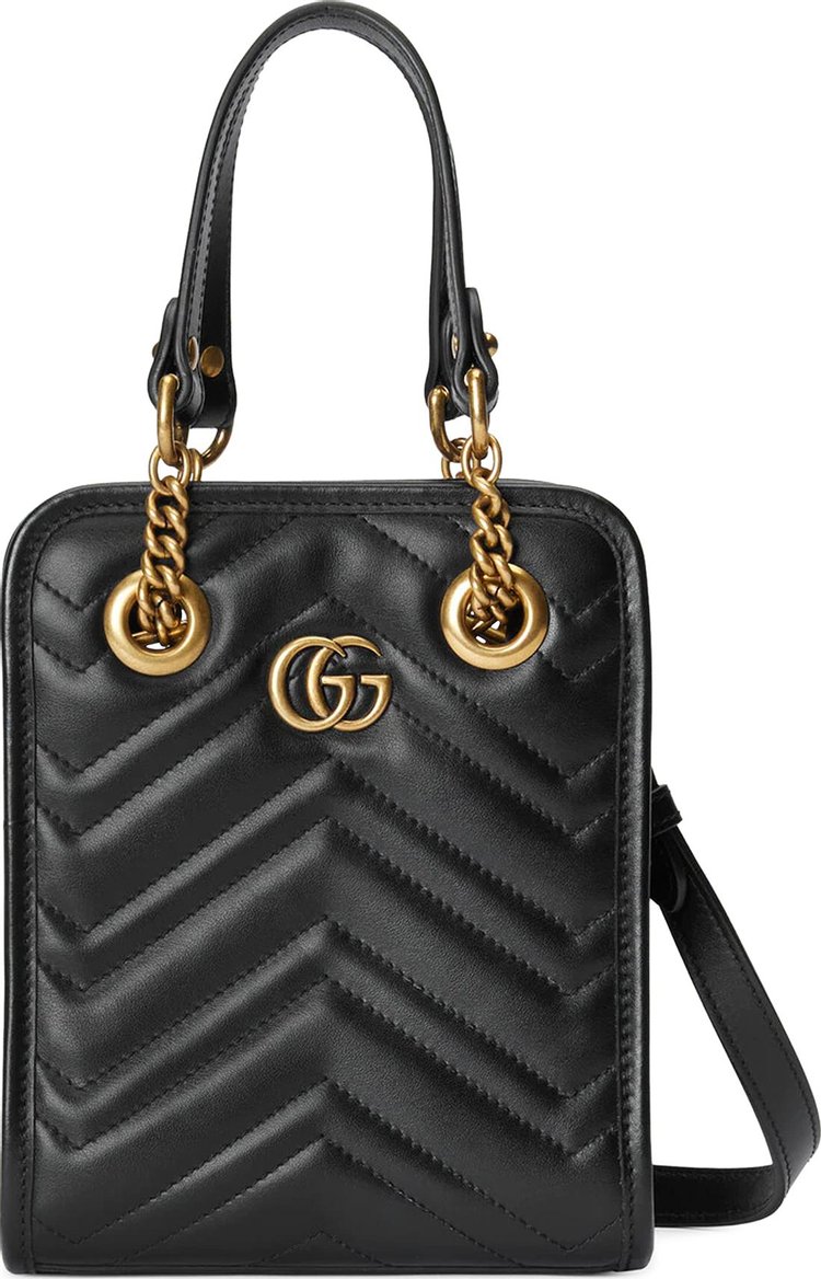 

Сумка Gucci GG Marmont Matelassé Mini Bag Black, черный