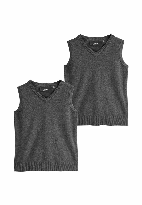 Топ 2-pack Regular fit Next Charcoal Grey, серый