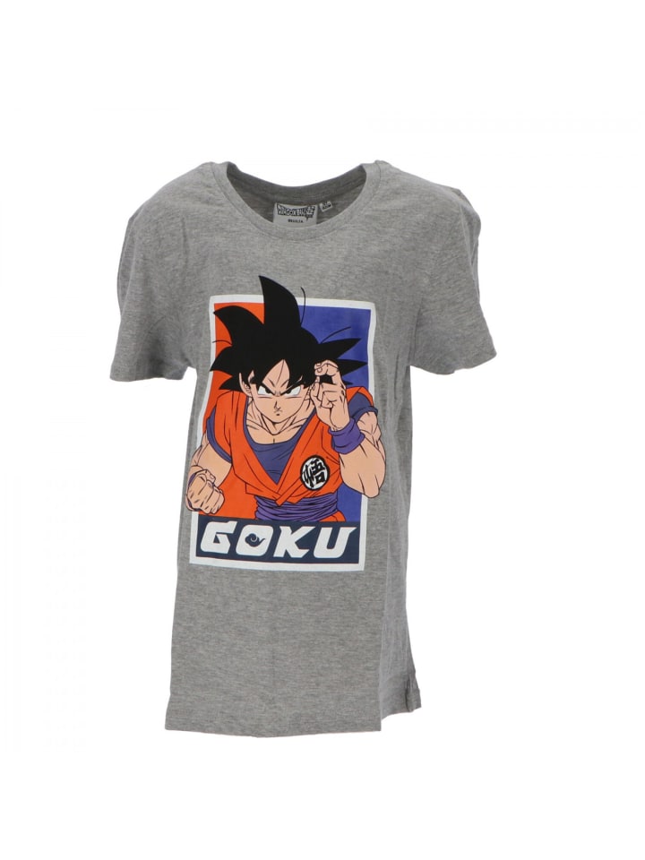 

Футболка Dragon Ball Z T-Shirt Kurzarmshirt für Kinder, Weiche Baumwolle, серый