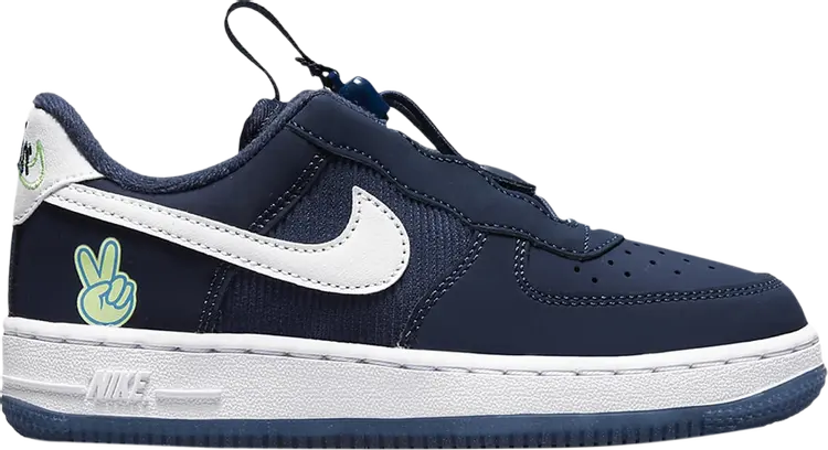 

Кроссовки Nike Force 1 Toggle SE PS 'Peace', синий