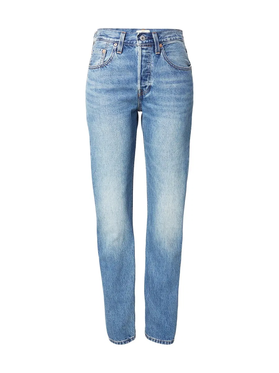 Джинсы LEVI'S Regular '501 JEANS FOR WOMEN' синего цвета