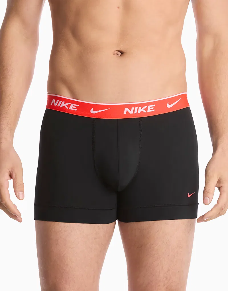 Трусы-боксеры Essential хлопковые 2 пары Nike, черный — фото 2