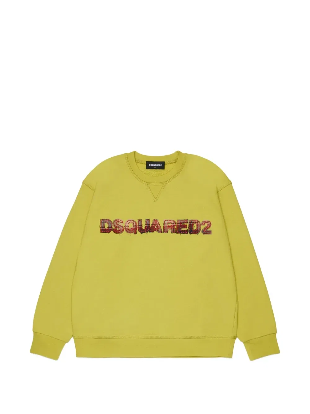 Свитер с нашивкой-логотипом Dsquared2 Kids, желтый