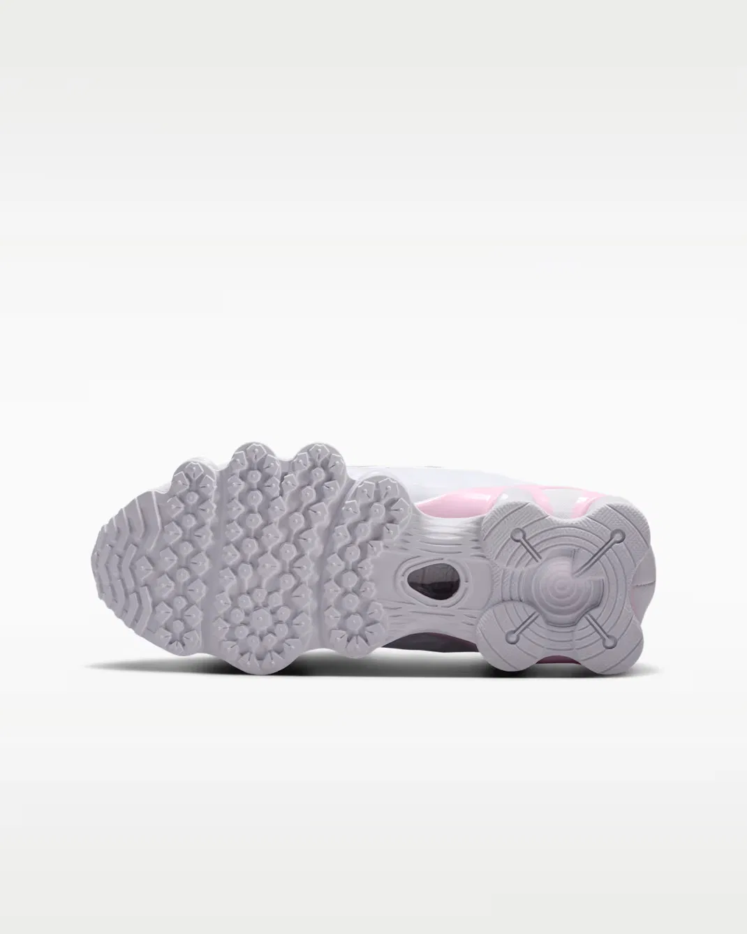 Кроссовки для детей постарше Nike Shox TL, White/Pink Foam/Metallic Silver — фото 2