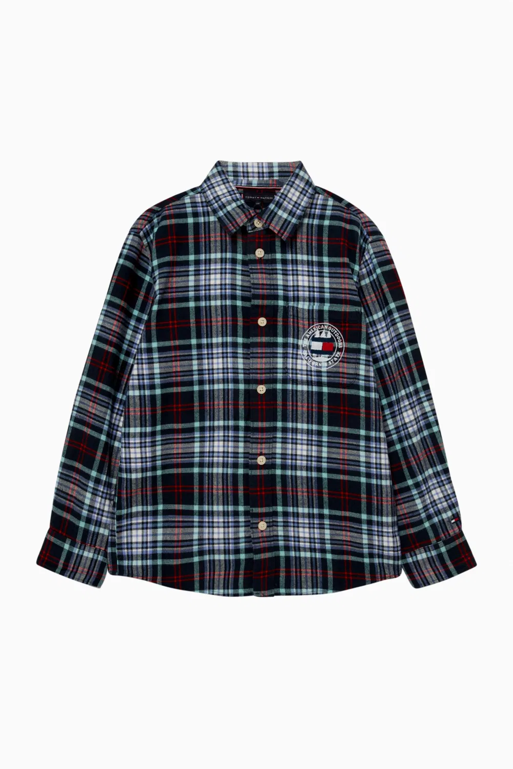Рубашка с принтом флага Tommy Hilfiger