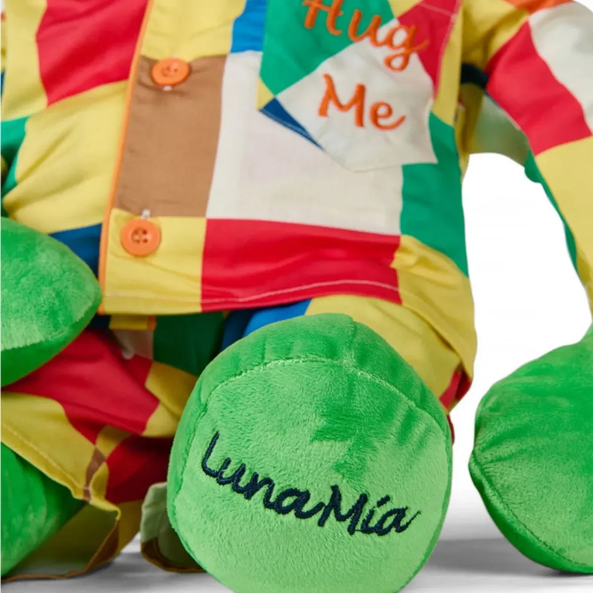 Детский пижамный комплект с плюшевым мишкой Lucas' hug me pyjama set with matching mega size teddy bear Lunamia, Multi — фото 4