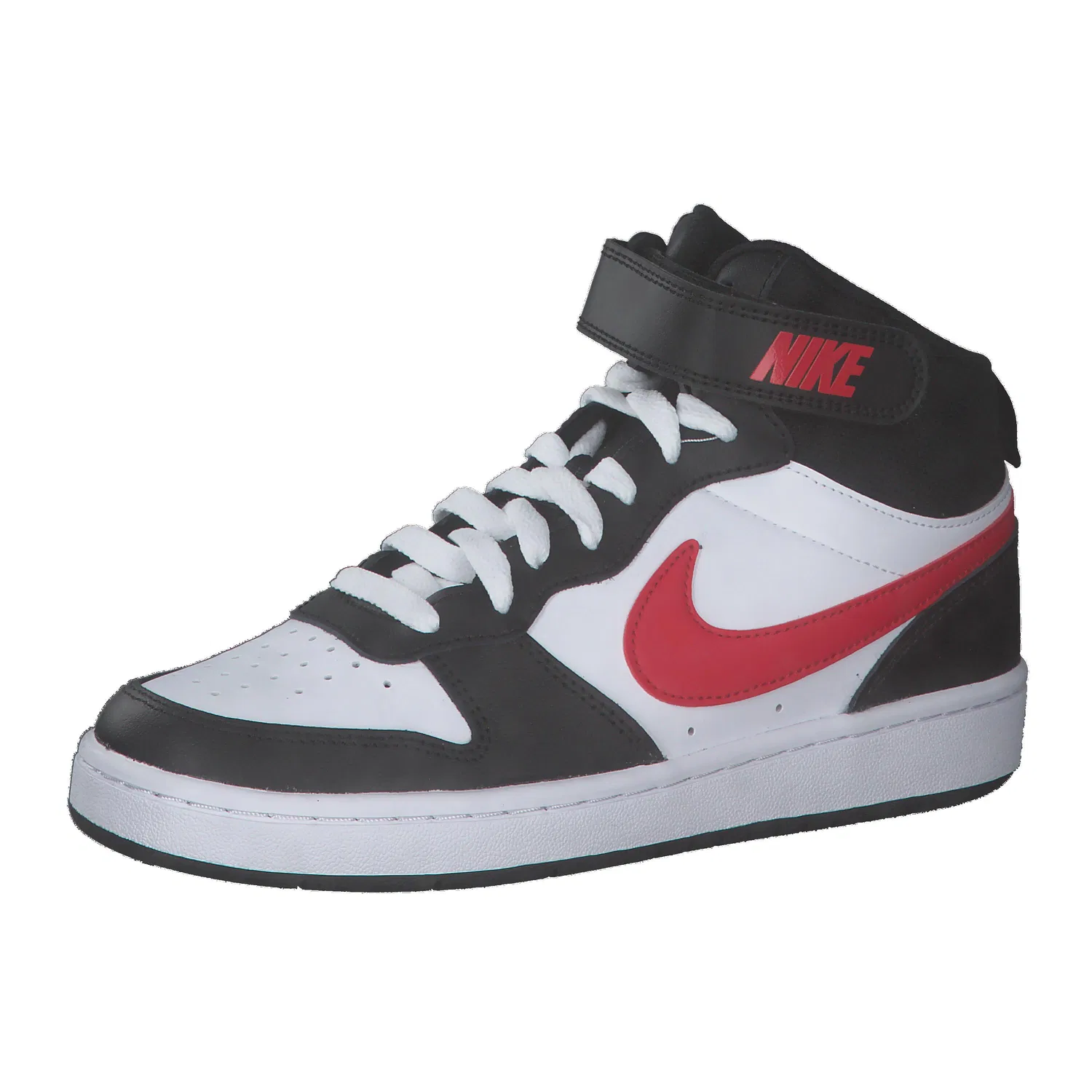 Детские кроссовки с высоким верхом Court Borough Mid 2 Nike, Weiss Schwarz