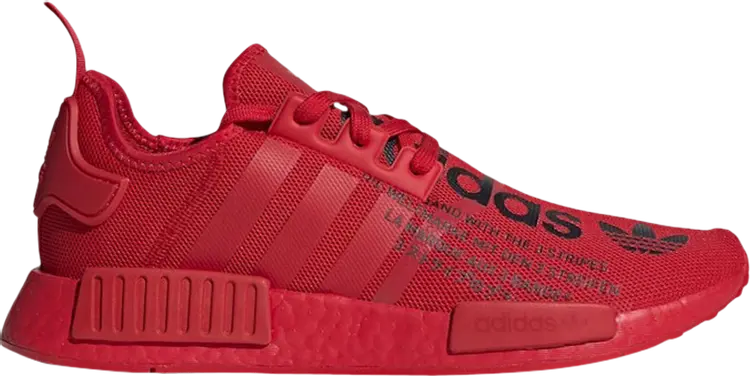 

Кроссовки Adidas NMD_R1 'Big Logo Print', красный