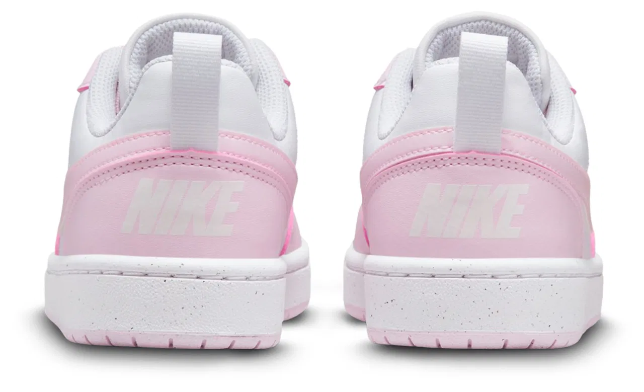 Кроссовки для девочек Court Borough Low Recraft Nike, цвет White/Pink Foam — фото 4