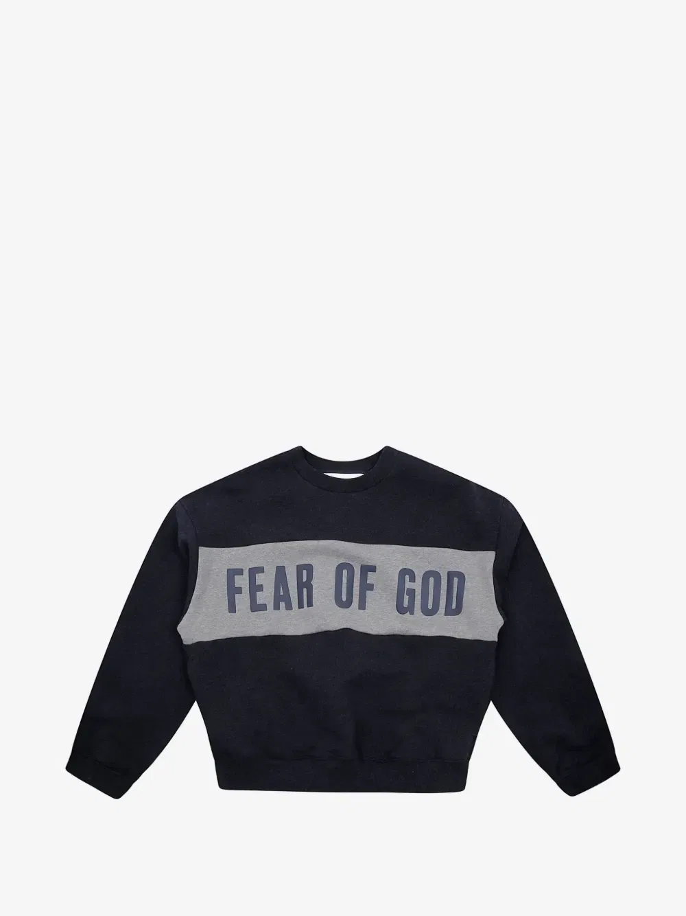 Свитшот с логотипом Essentials FEAR OF GOD ESSENTIALS KIDS, черный