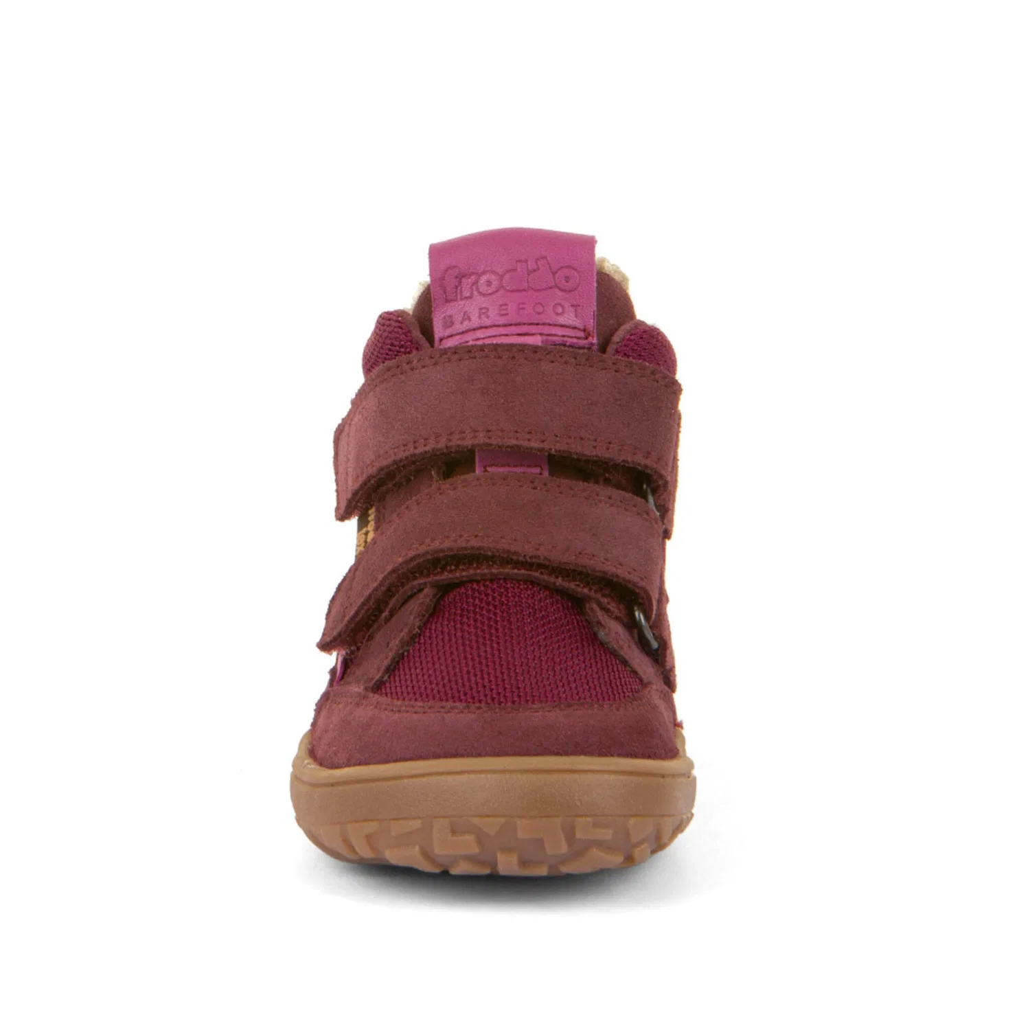 Детские ботинки для холодной погоды Barefoot Tex Wool Froddo, Berry — фото 4