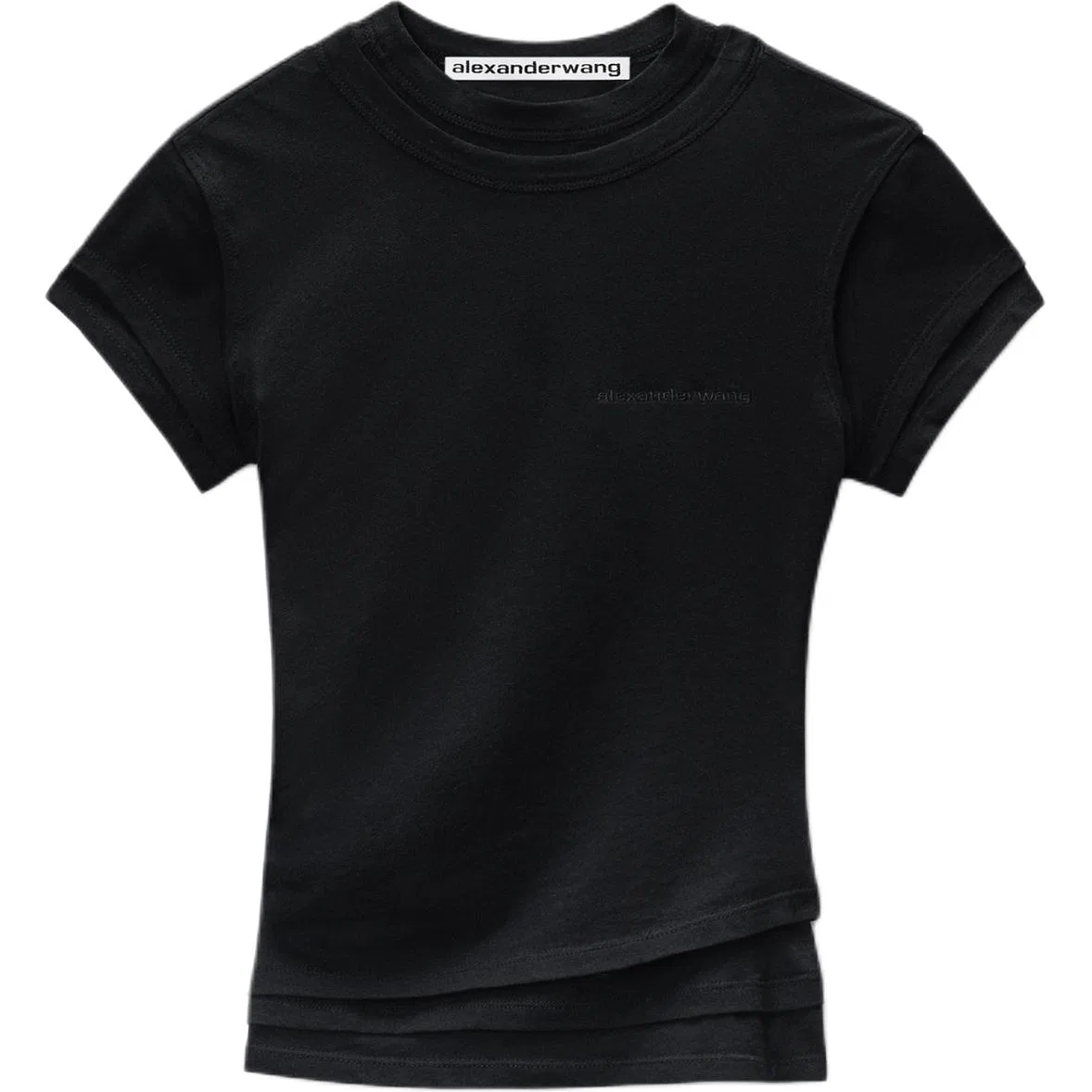 Женская футболка с многослойным эффектом Alexander Wang, Black