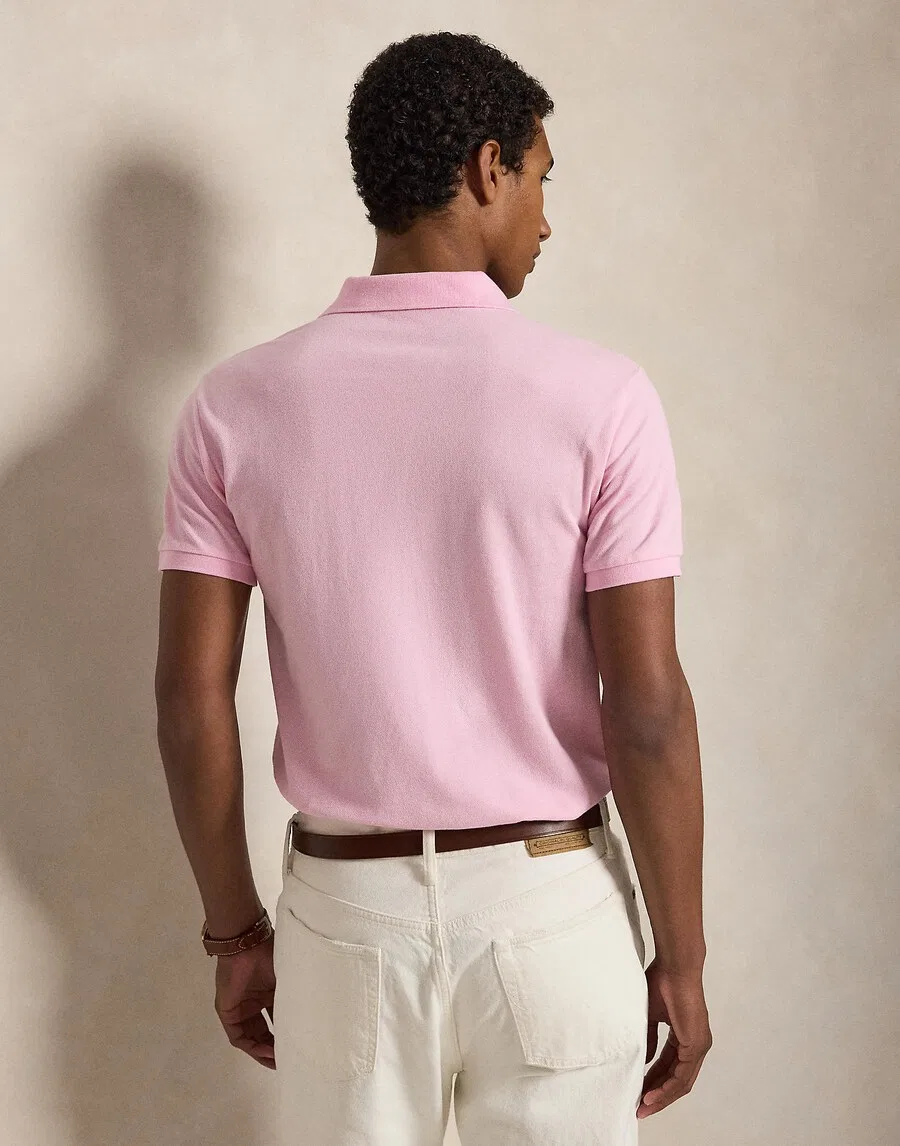 Рубашка Polo Ralph Lauren светло-розового цвета — фото 4