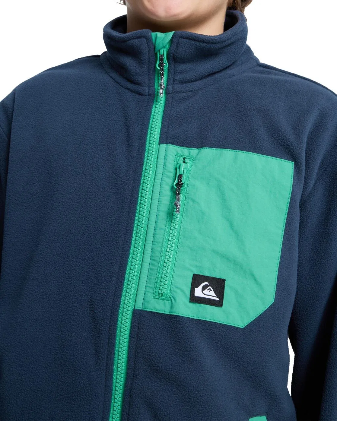 Детское флисовое худи с молнией для мальчиков ICE FIELD Quiksilver, Kosmosblau — фото 4