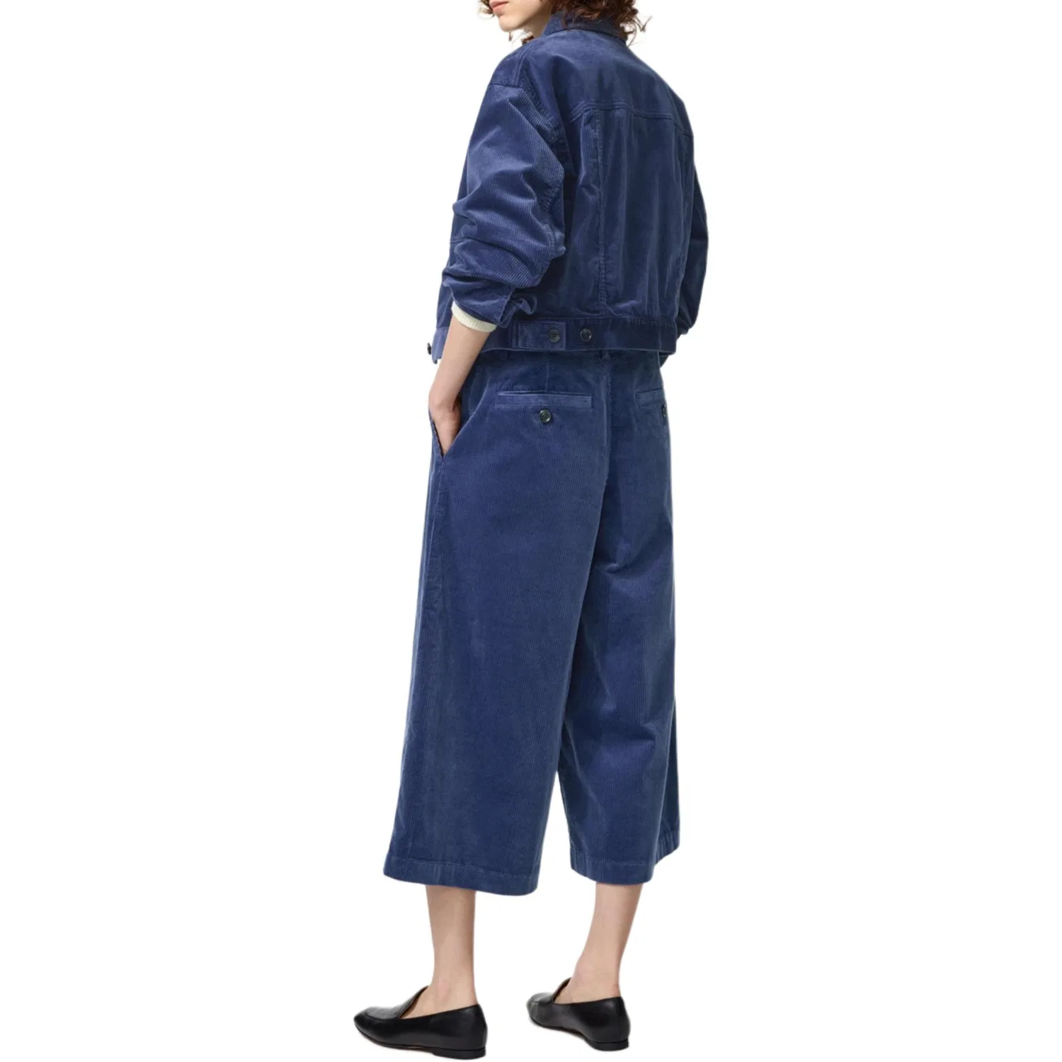 Женские повседневные брюки Comptoir Des Cotonniers UNIQLO, Sea Blue — фото 4