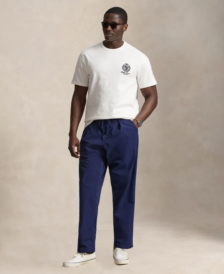 Мужская футболка с вышивкой Polo Ralph Lauren, White — фото 2