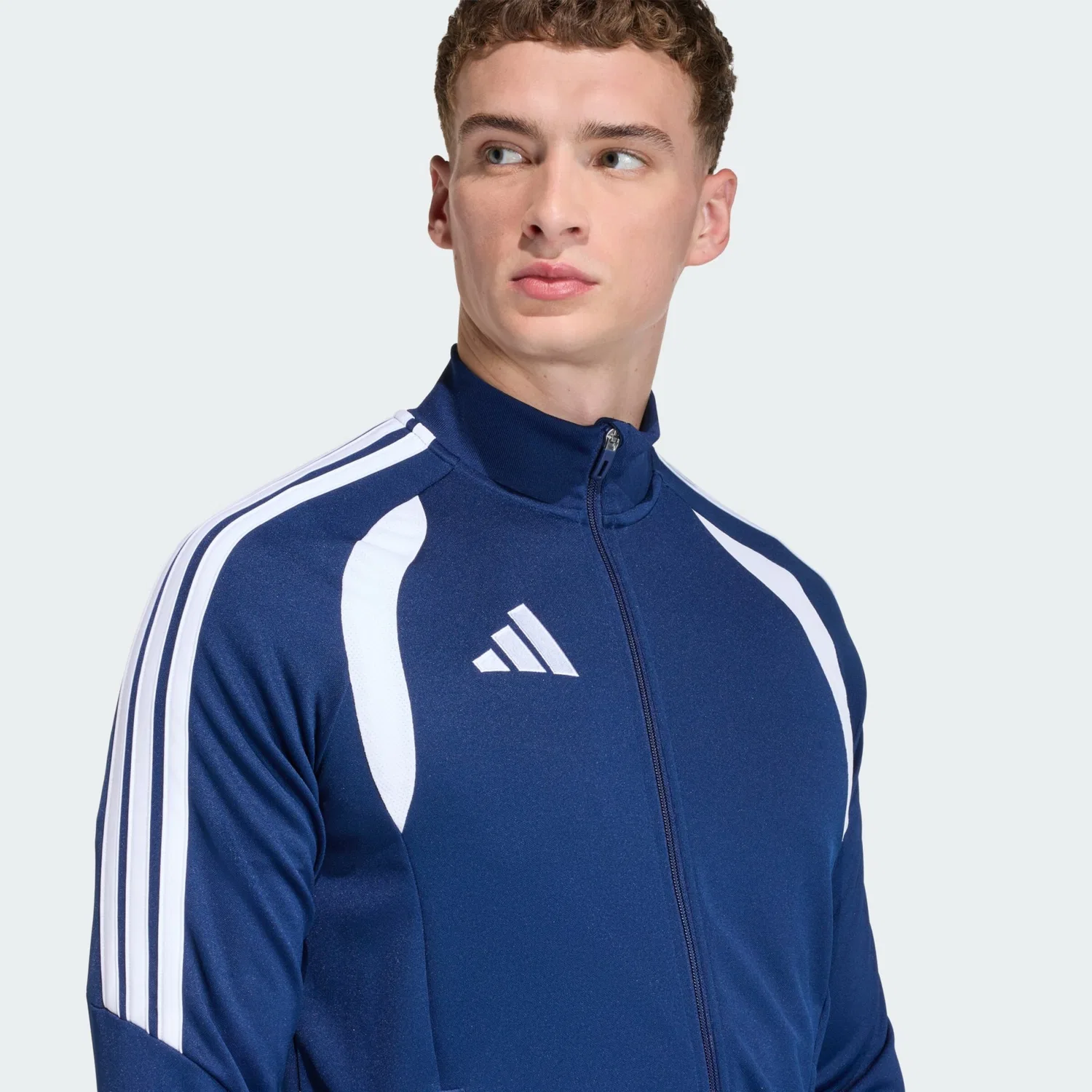 Тренировочная куртка Adidas Performance Tiro 26 League в цвете Night Blue — фото 4