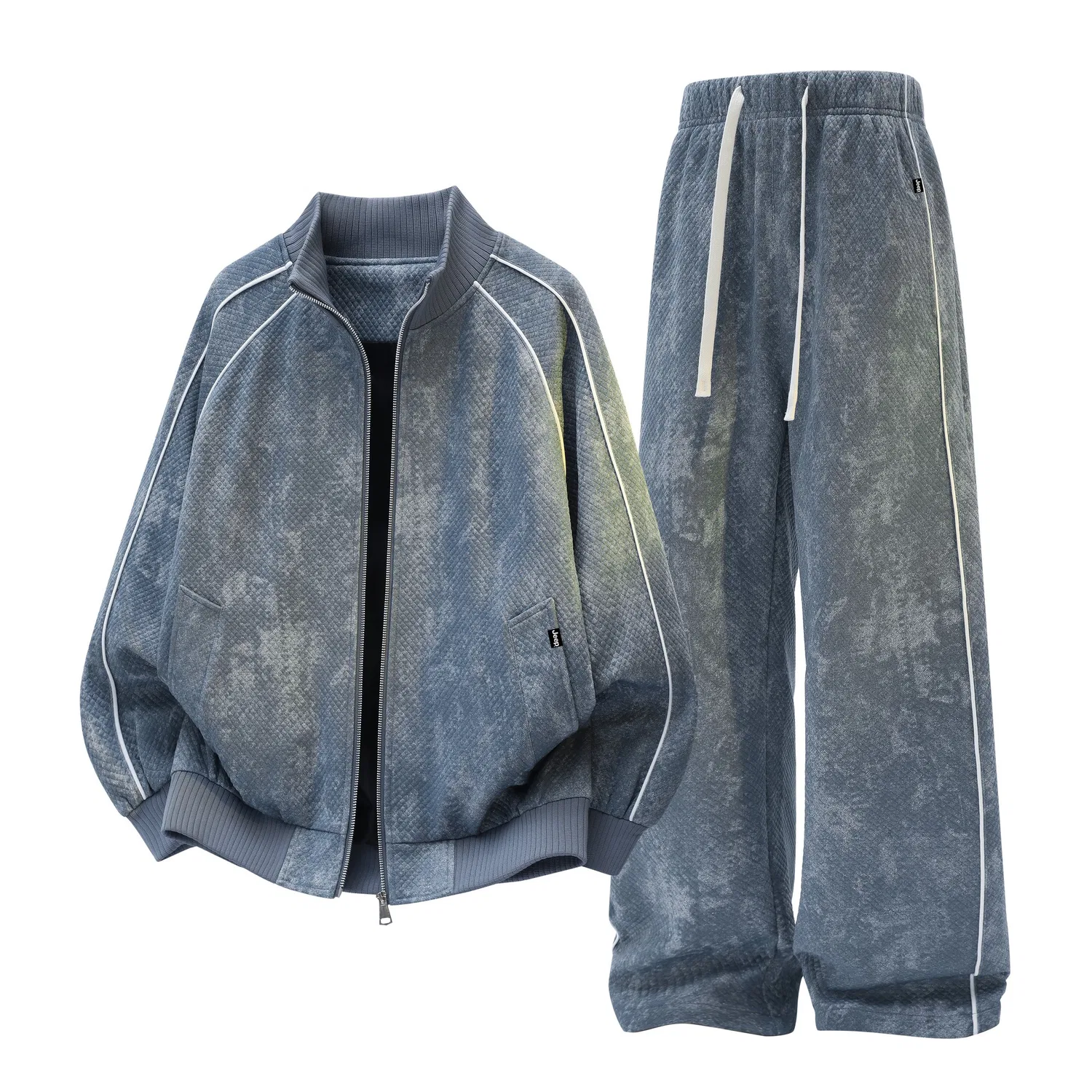 Детский комплект из куртки и брюк с воротником-стойкой Jeep, Denim Blue