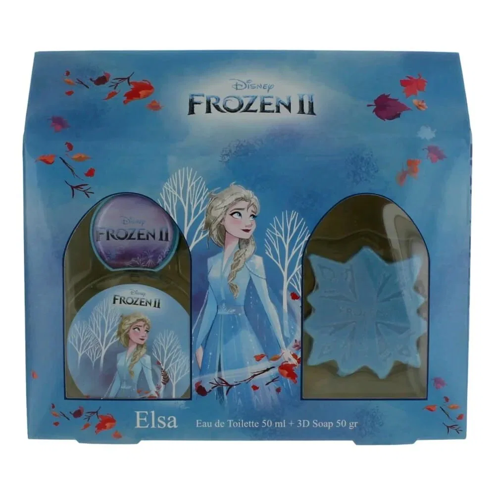 Набор для ванны Frozen 2, Elsa, Eau de Toilette 50 мл, мыло 80 г, Disney