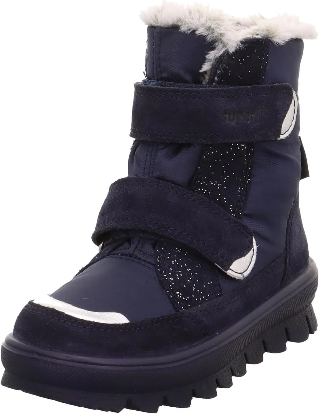 Детские ботинки для девочек Snow Boots Superfit, Blue Silber