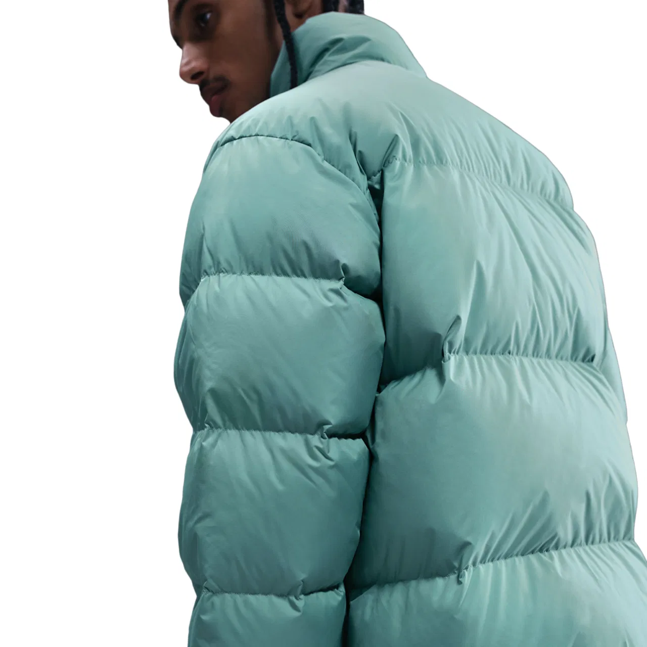 Мужская куртка Club 550 Puffer Nike, цвет Mosswood Brown/Cannon/White — фото 2