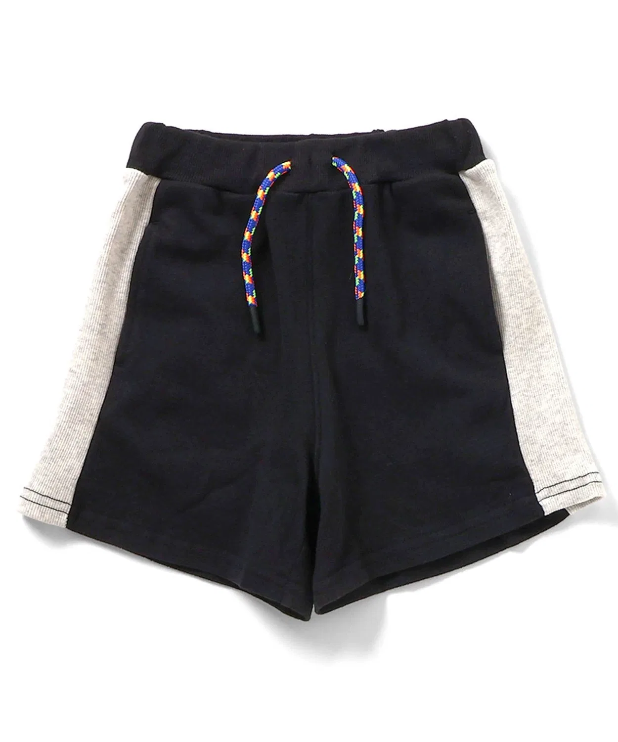 Детские шорты из сетки с боковой линией BREEZE, Black — фото 2