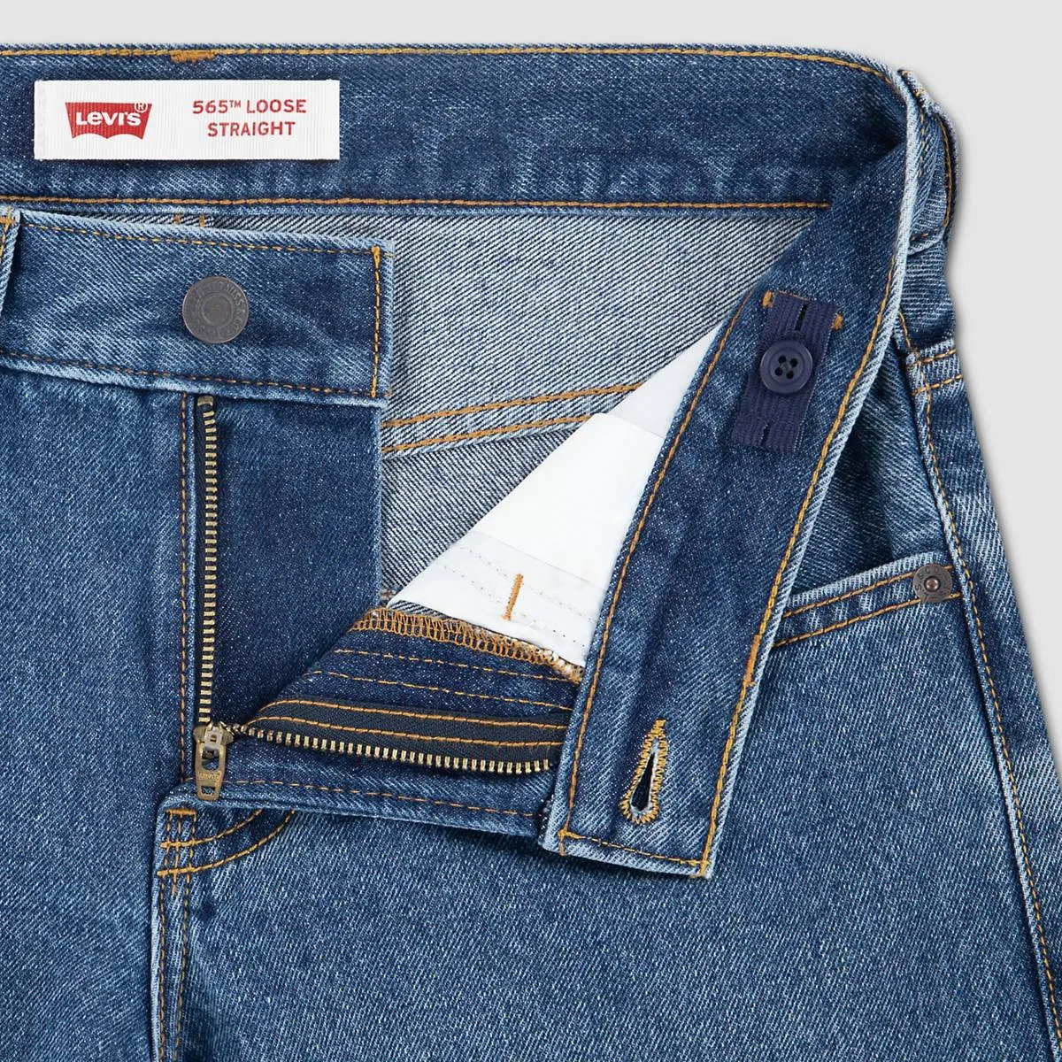 свободные прямые джинсы 565, большие размеры для мальчиков 8-20 Levi's, Bristol - Medium Wash — фото 3