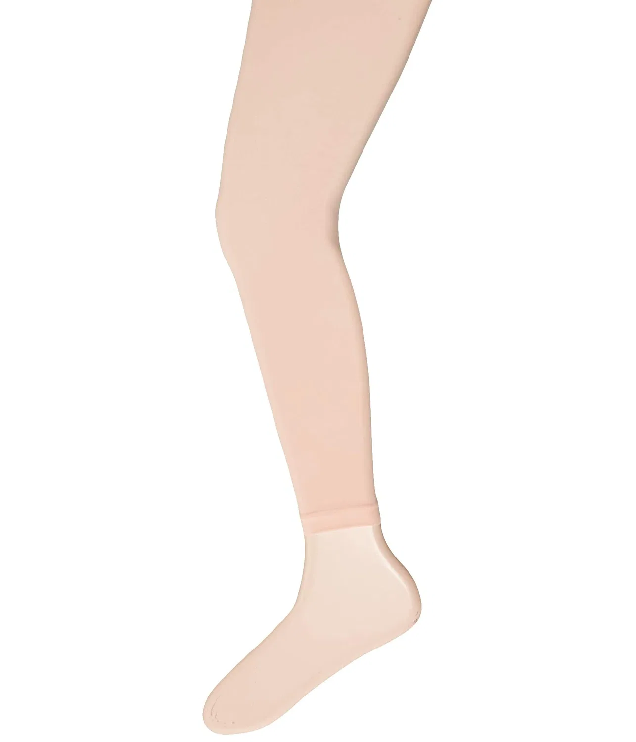 Детские колготки без стопы с трикотажной резинкой Girls Footless Tight W Self Knit Waist Band Capezio, Ballet Pink