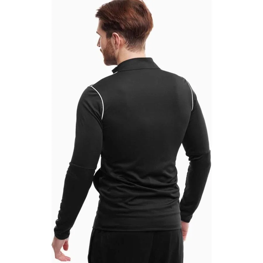Мужская куртка-свитшот с молнией Dri-FIT Nike, Черный — фото 2