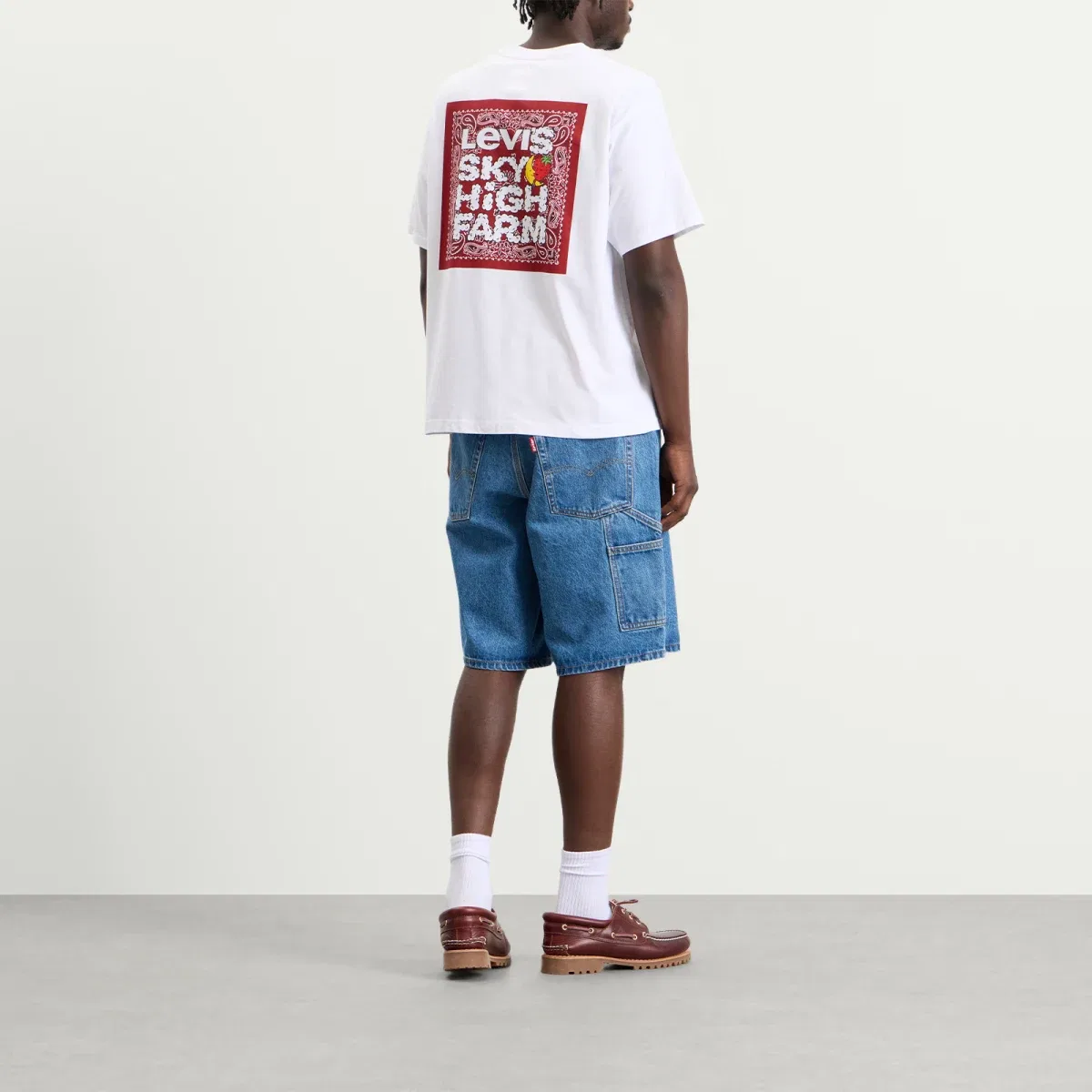 Футболка с принтом X Sky High Farm Universe Pocket Levi'S, Cloud — фото 4